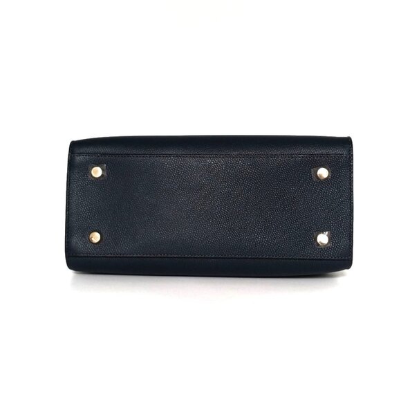 Ava Satchel Manhattan Midnight Time's Arrow Leather Handbag NWT - Picture 5 of 7